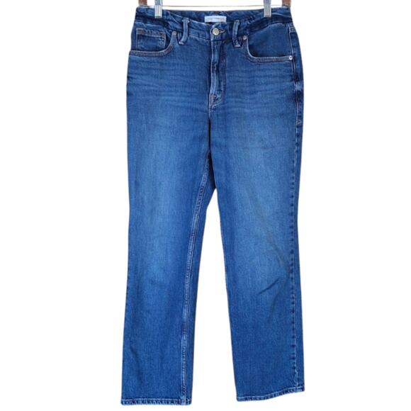 Good American Straight Leg Jeans Size 25 - Picture 1 of 6